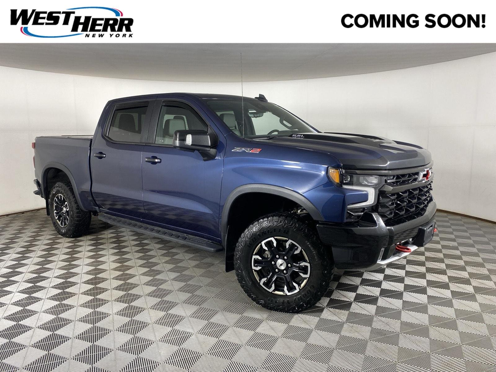 Used 2022 Northsky Blue Metallic Chevrolet ZR2 image 1