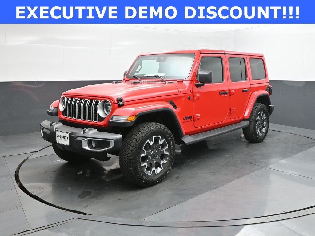 New 2025 Firecracker Red Clear-Coat Exterior Paint Jeep Sahara image 1