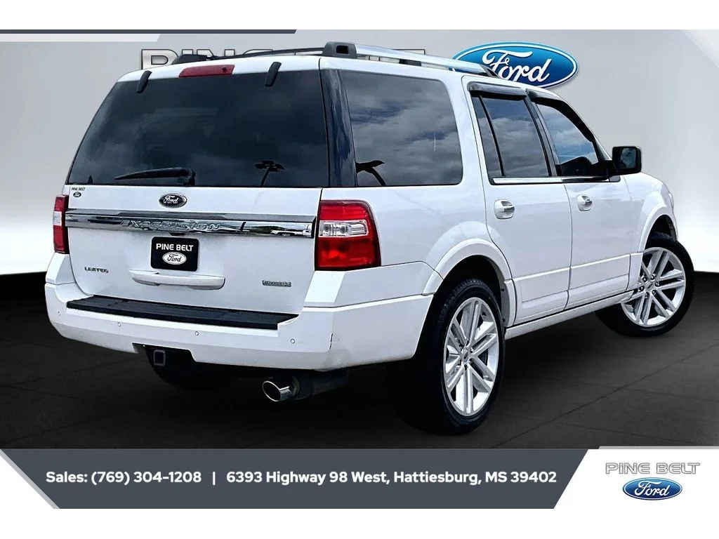 Used 2016 White Platinum Tri-Coat Metallic Ford Limited image 11