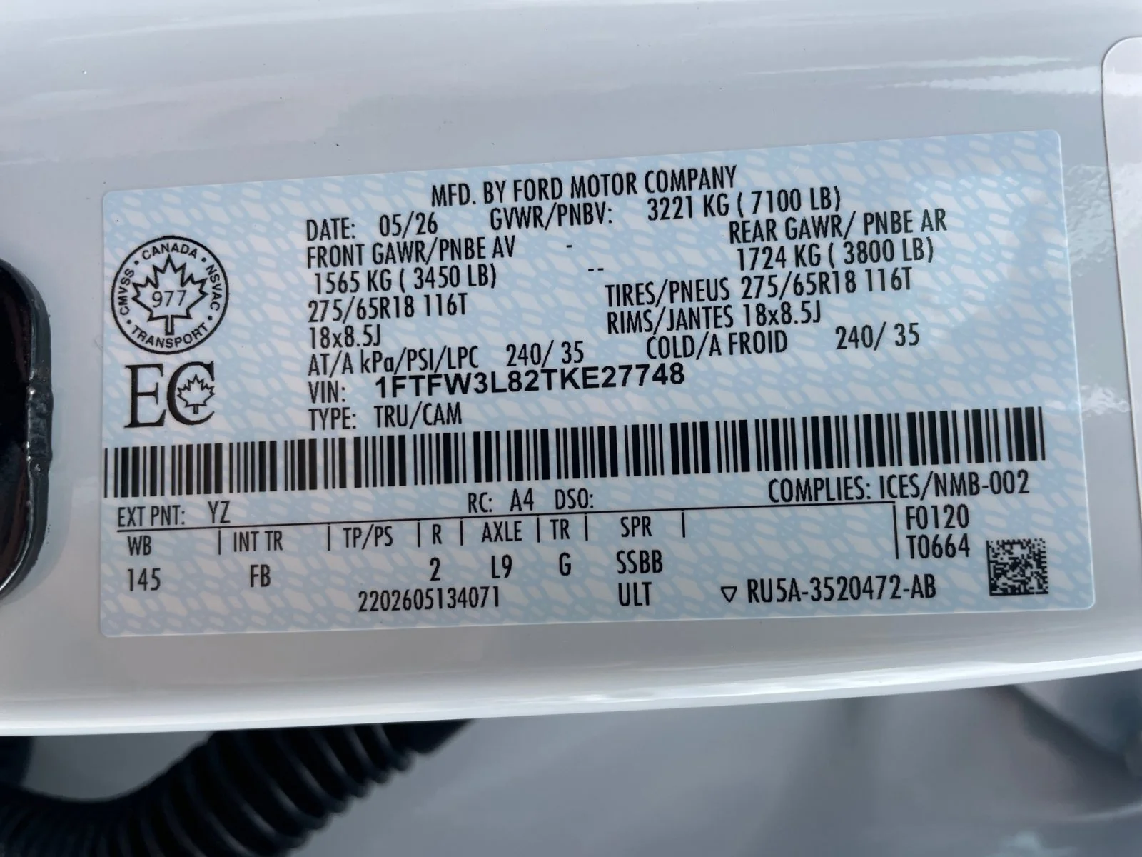 New 2026 Oxford White Ford XLT image 20