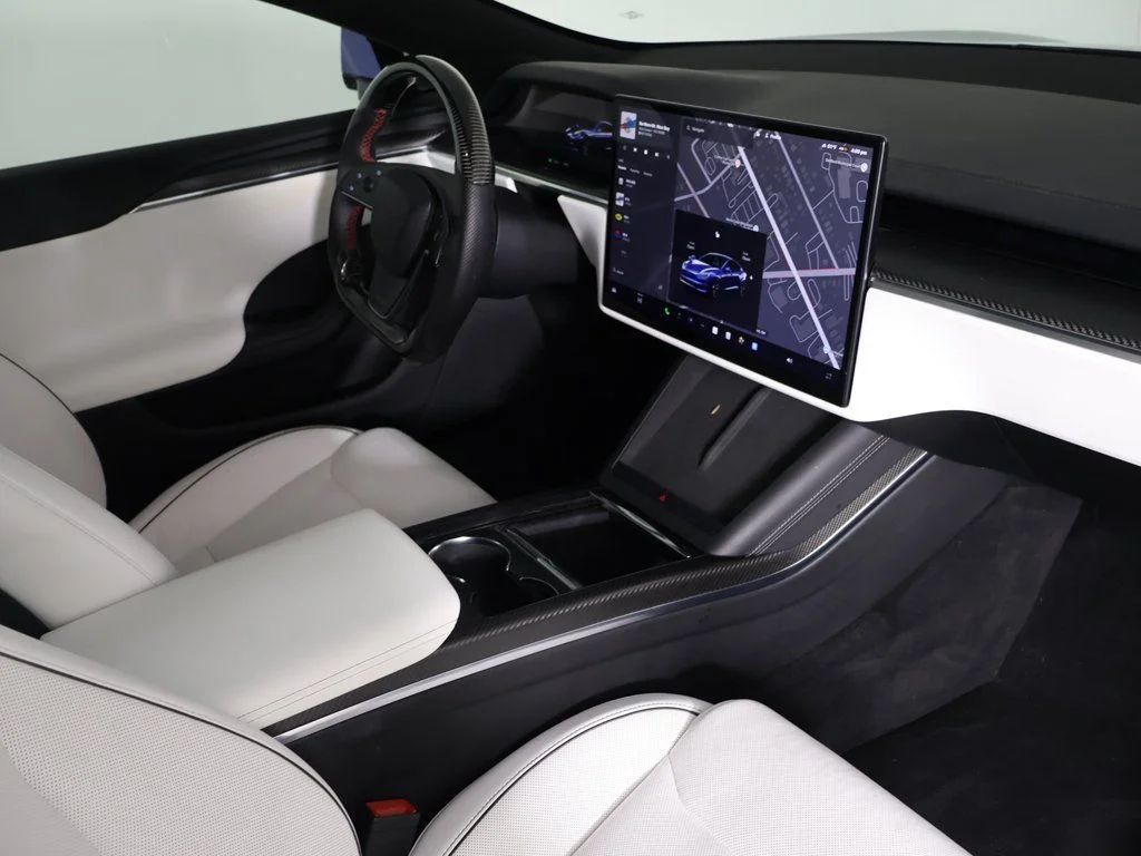 Used 2023 Blue Tesla Plaid image 29