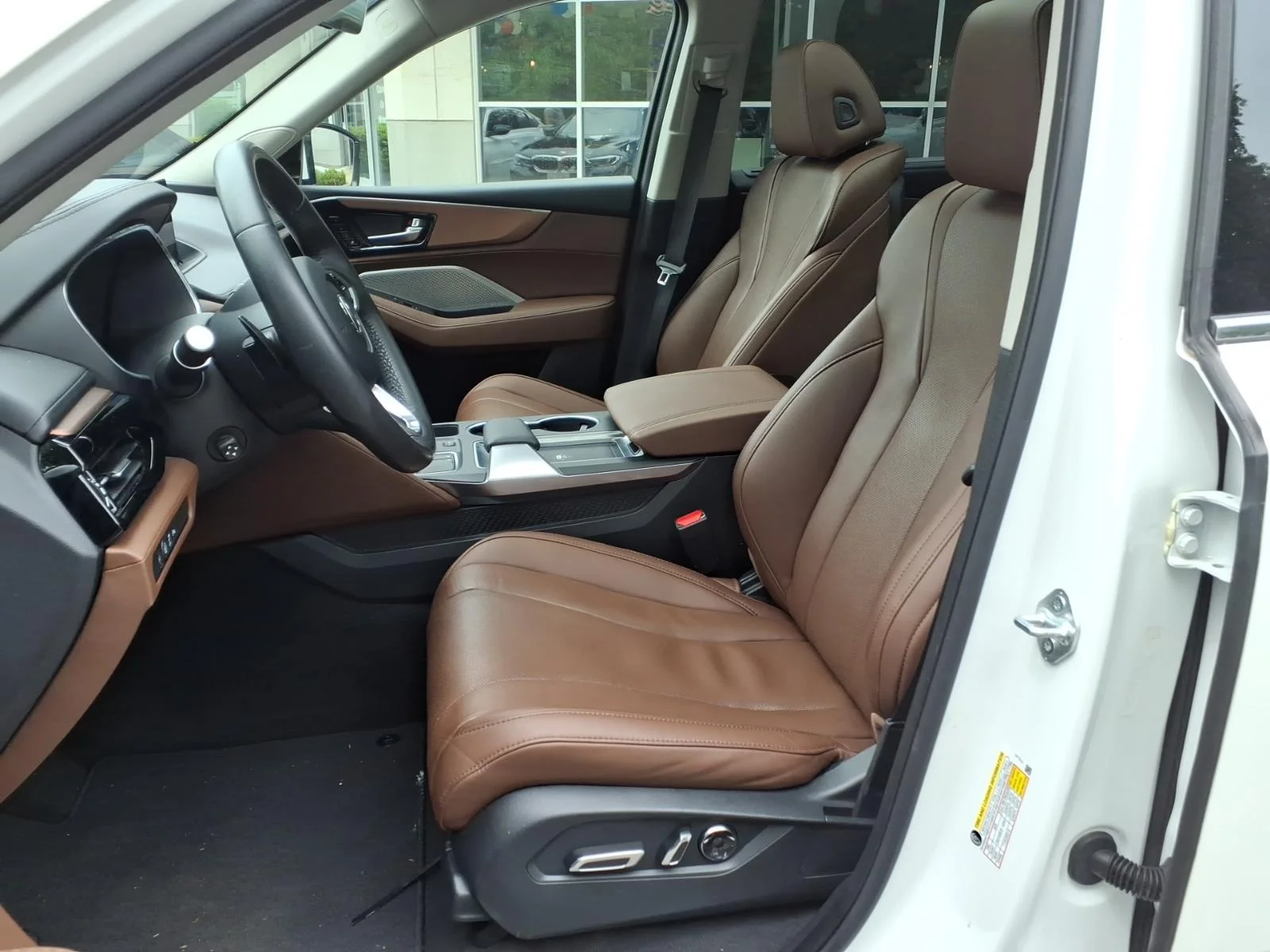 Used 2023 Platinum White Pearl Acura SH-AWD TECH image 16