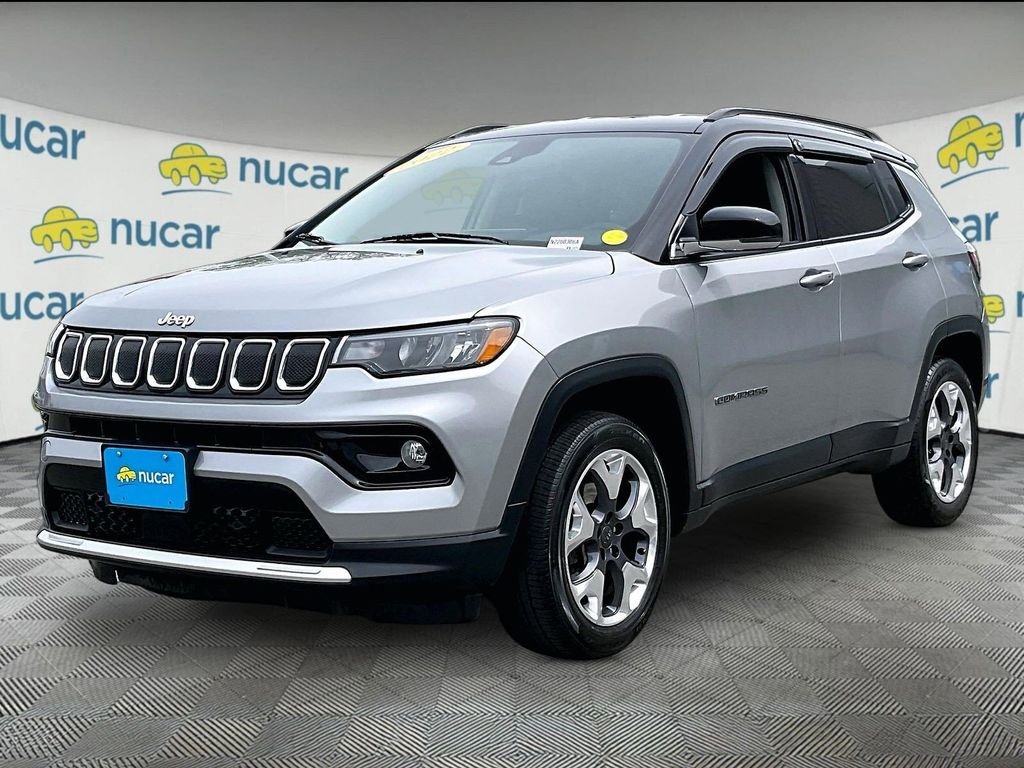 Used 2022 Silver Jeep Limited image 3