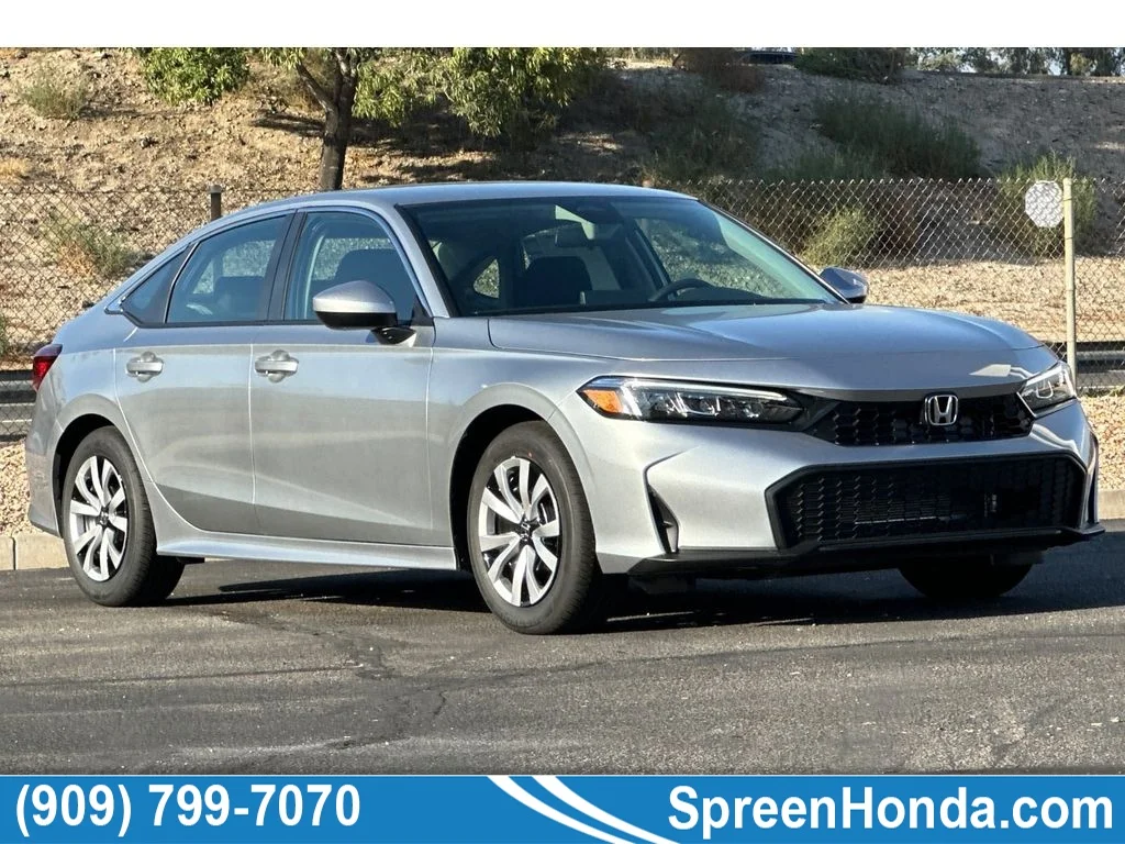 New 2026 Solar Silver Metallic Honda LX image 1