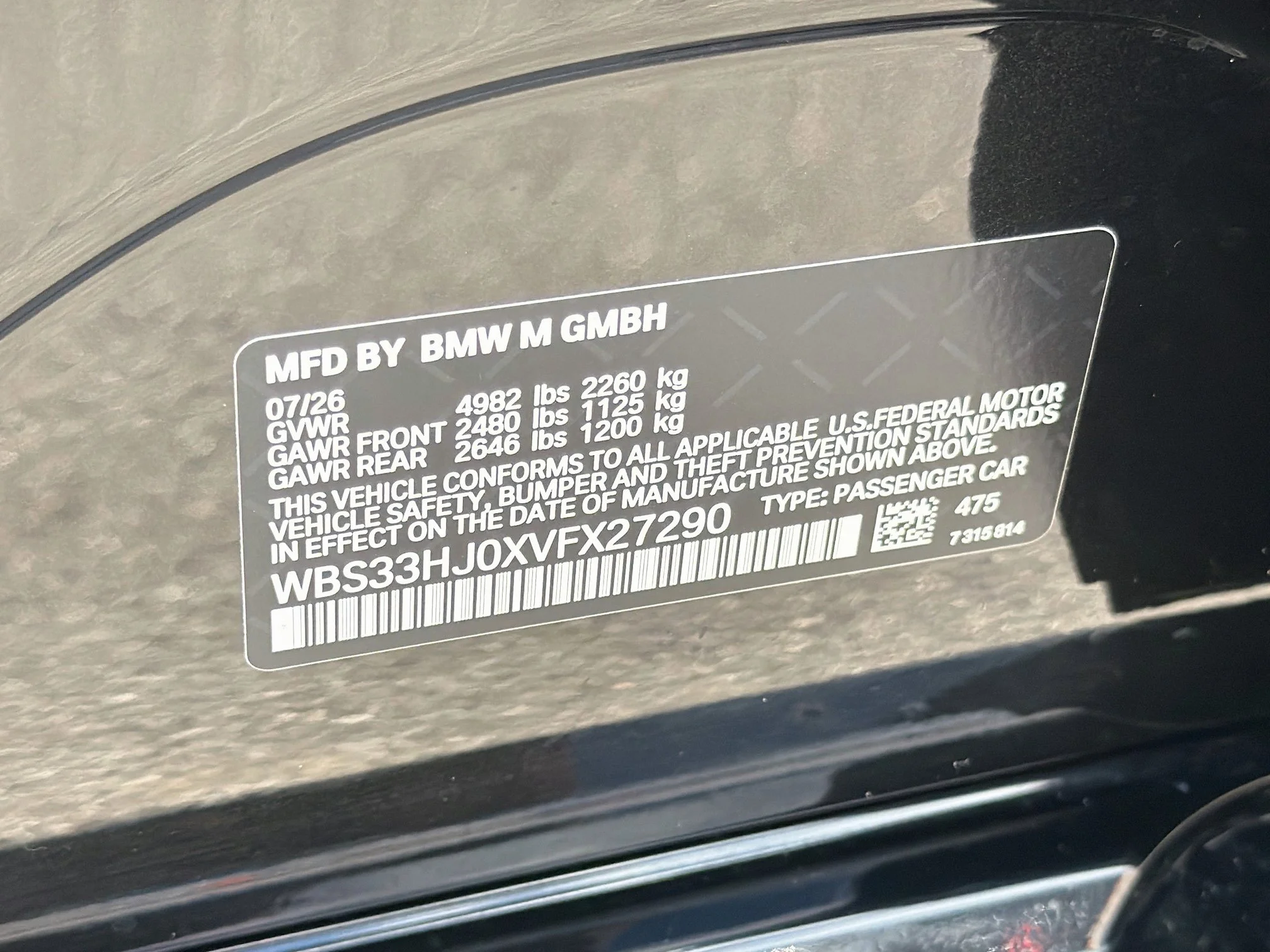 New 2027 Black Sapphire Metallic BMW Competition xDrive image 42