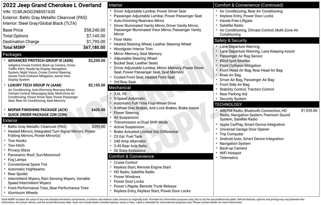 Used 2022 Gray Jeep Overland image 38