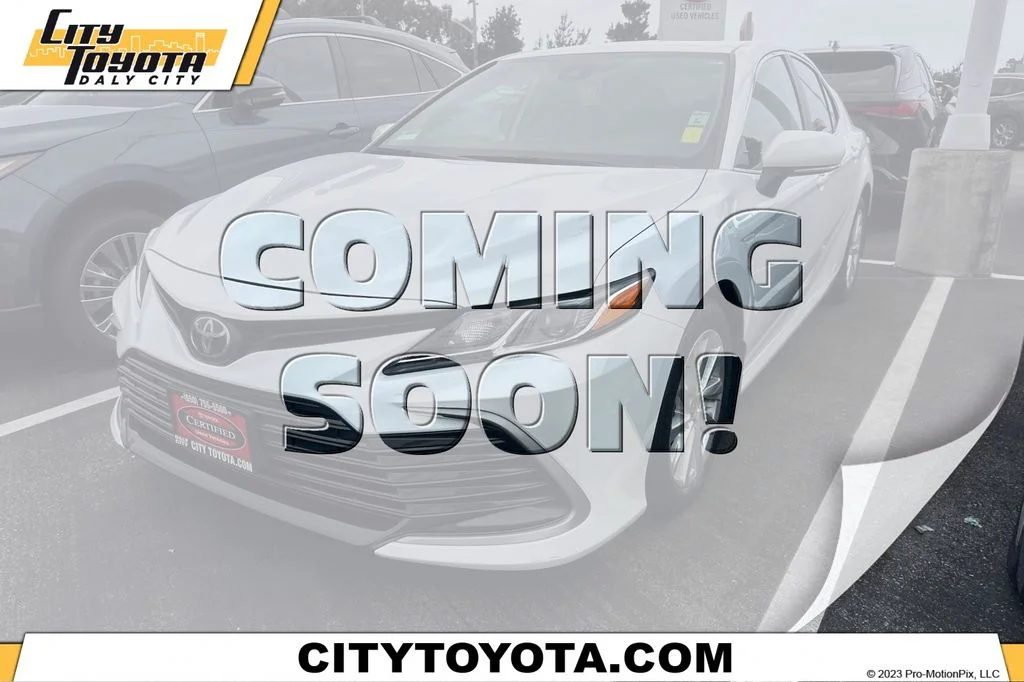Certified Used 2024 White Toyota LE image 1