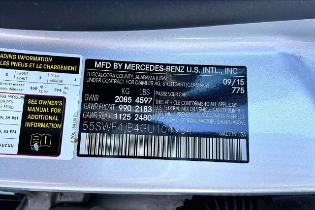 Used 2016 Iridium Silver Mercedes-Benz C 300 image 31