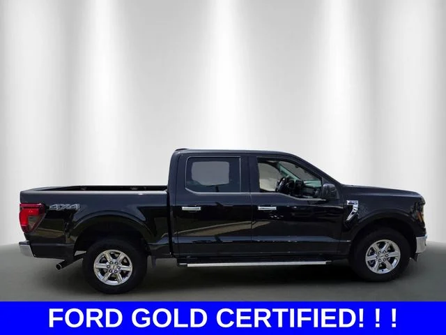 Certified Used 2025 Black Metallic Ford XLT image 6