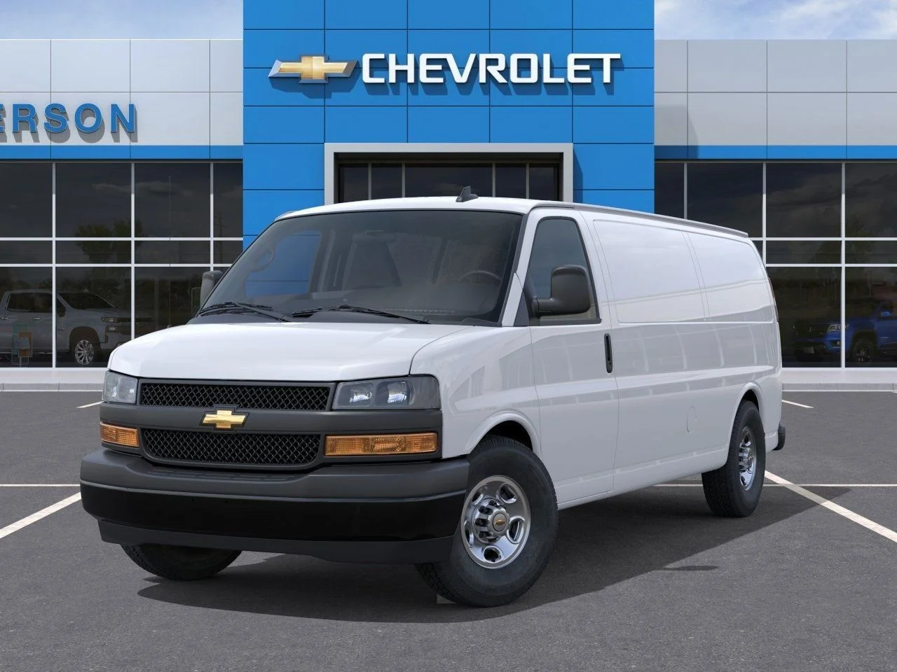 New 2025 White Chevrolet Work Van image 9