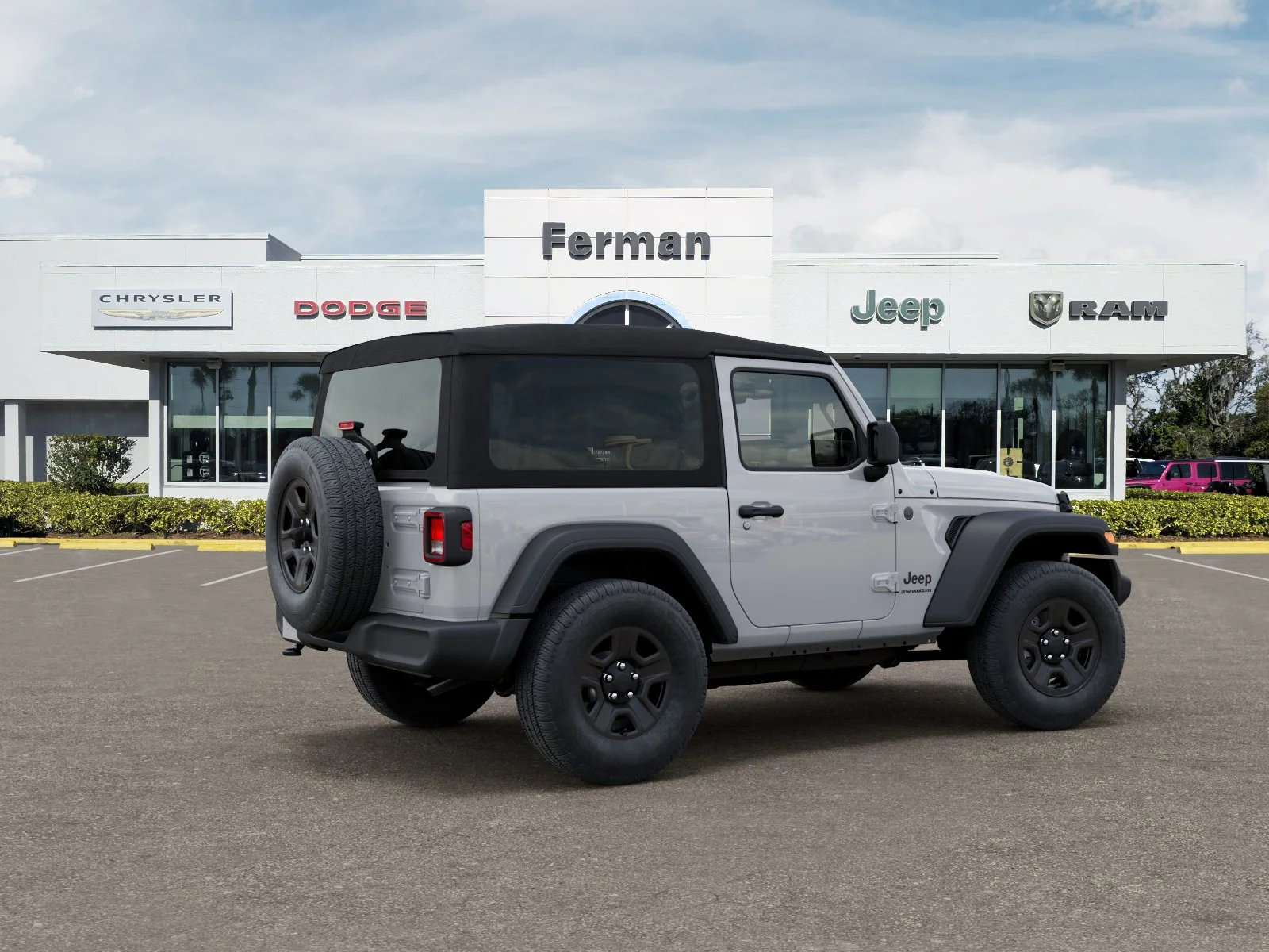New 2026 Bright White Clear-Coat Exterior Paint Jeep Sport image 38