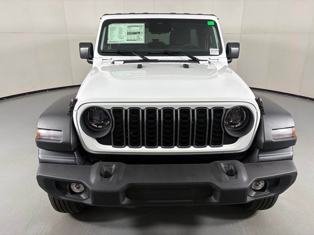 New 2026 Bright White Clear-Coat Exterior Paint Jeep Sport S image 3