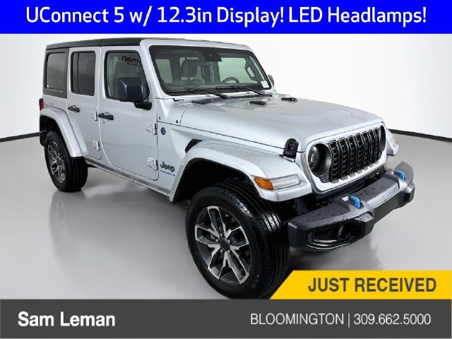Used 2024 Silver Jeep Sport S 4xe image 1
