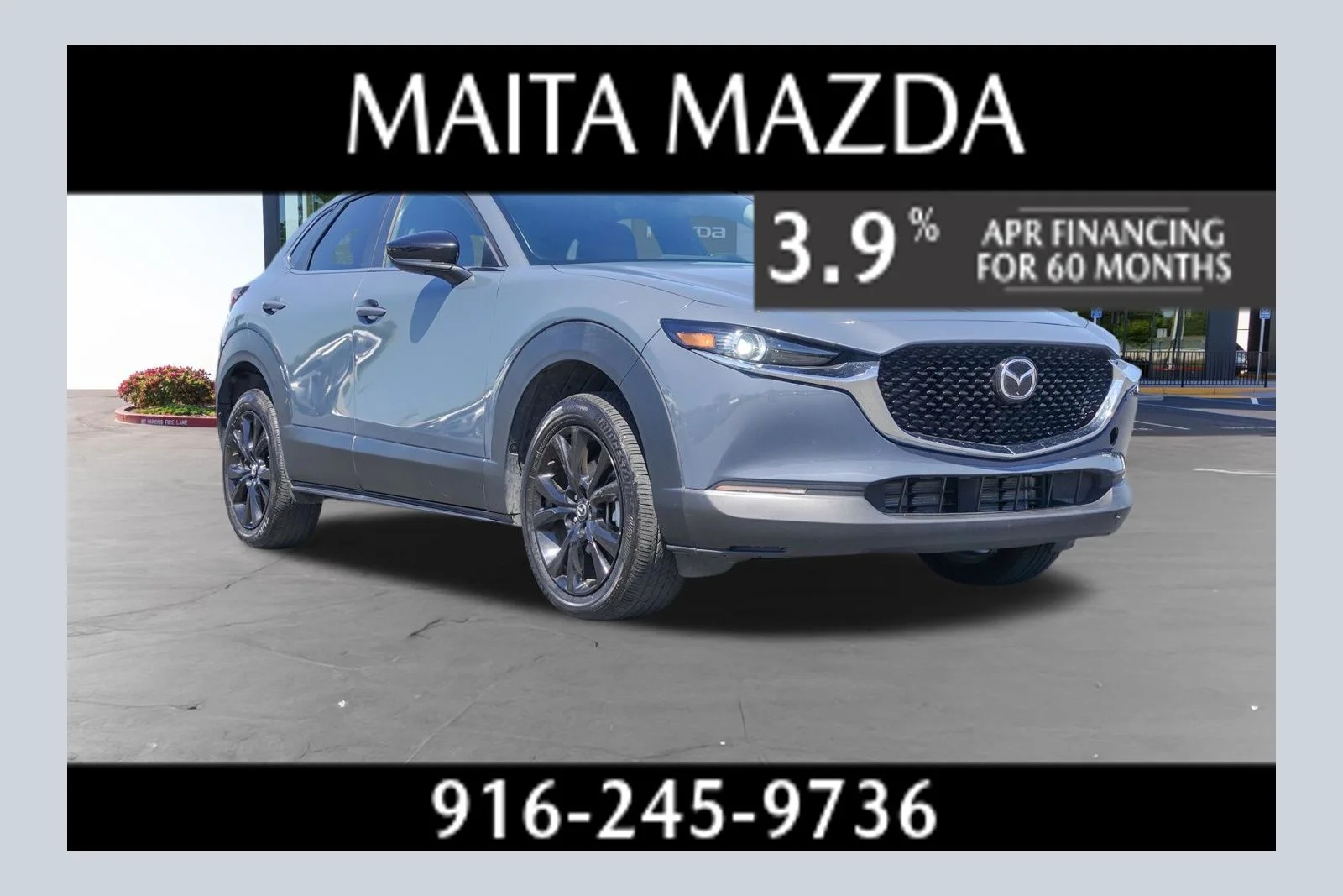 Certified Used 2025 Polymetal Gray Metallic Mazda 2.5 S Carbon Edition image 1