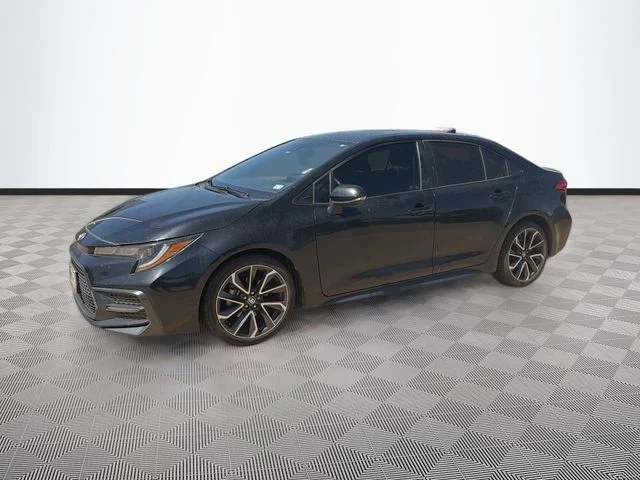 Used 2020 Black Toyota SE image 2