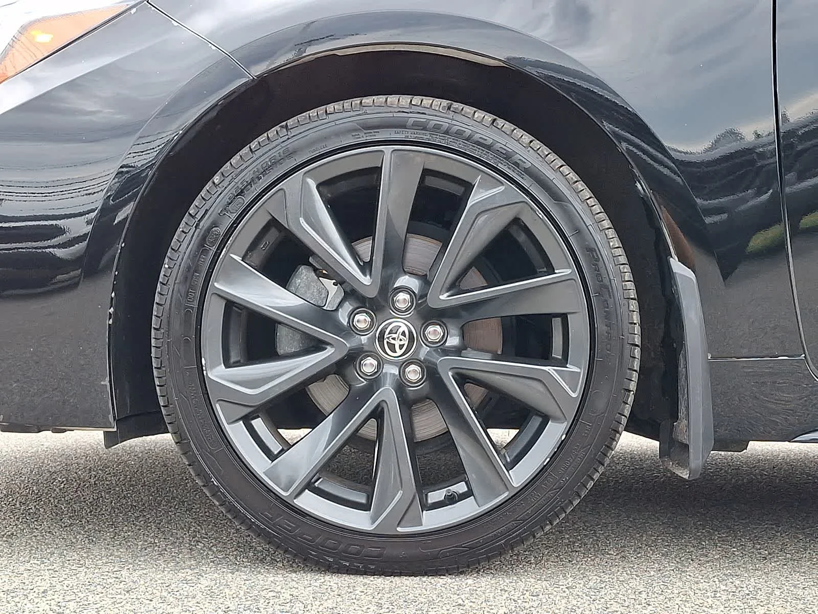 Used 2024 Midnight Black Metallic Toyota Hybrid SE image 11
