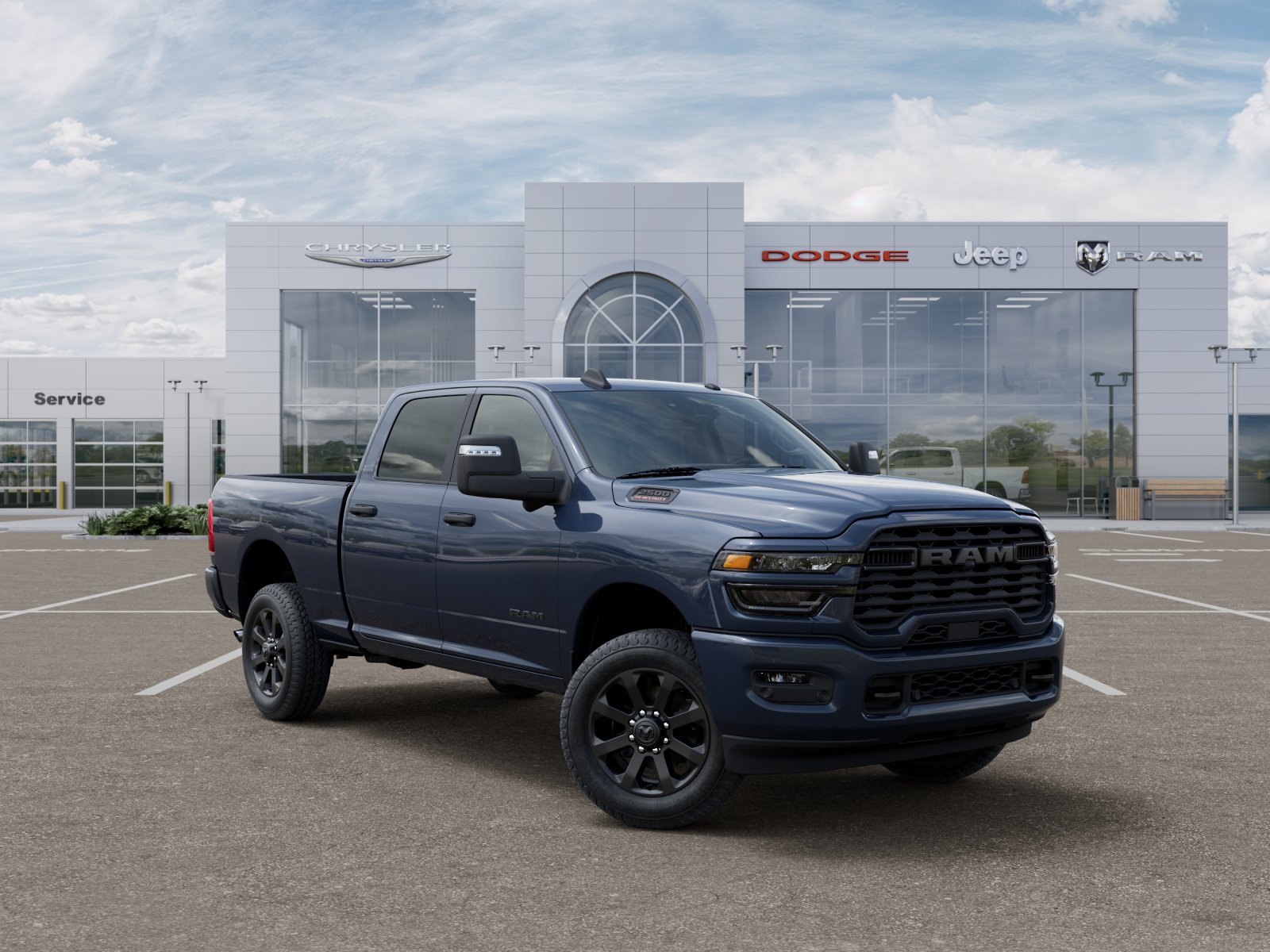 New 2026 Forged Blue Metallic Exterior Paint RAM Big Horn image 35