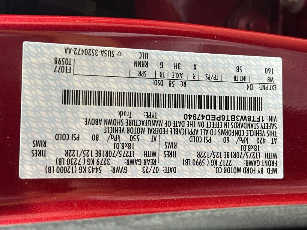 Used 2023 Red Ford Lariat image 19