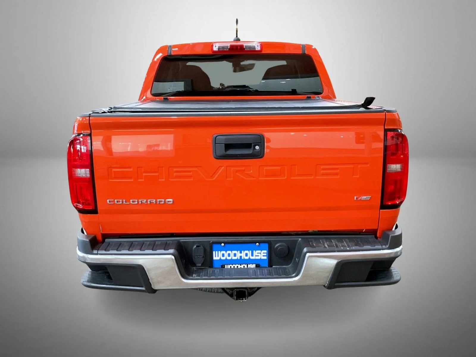Used 2021 Orange Chevrolet Work Truck image 6