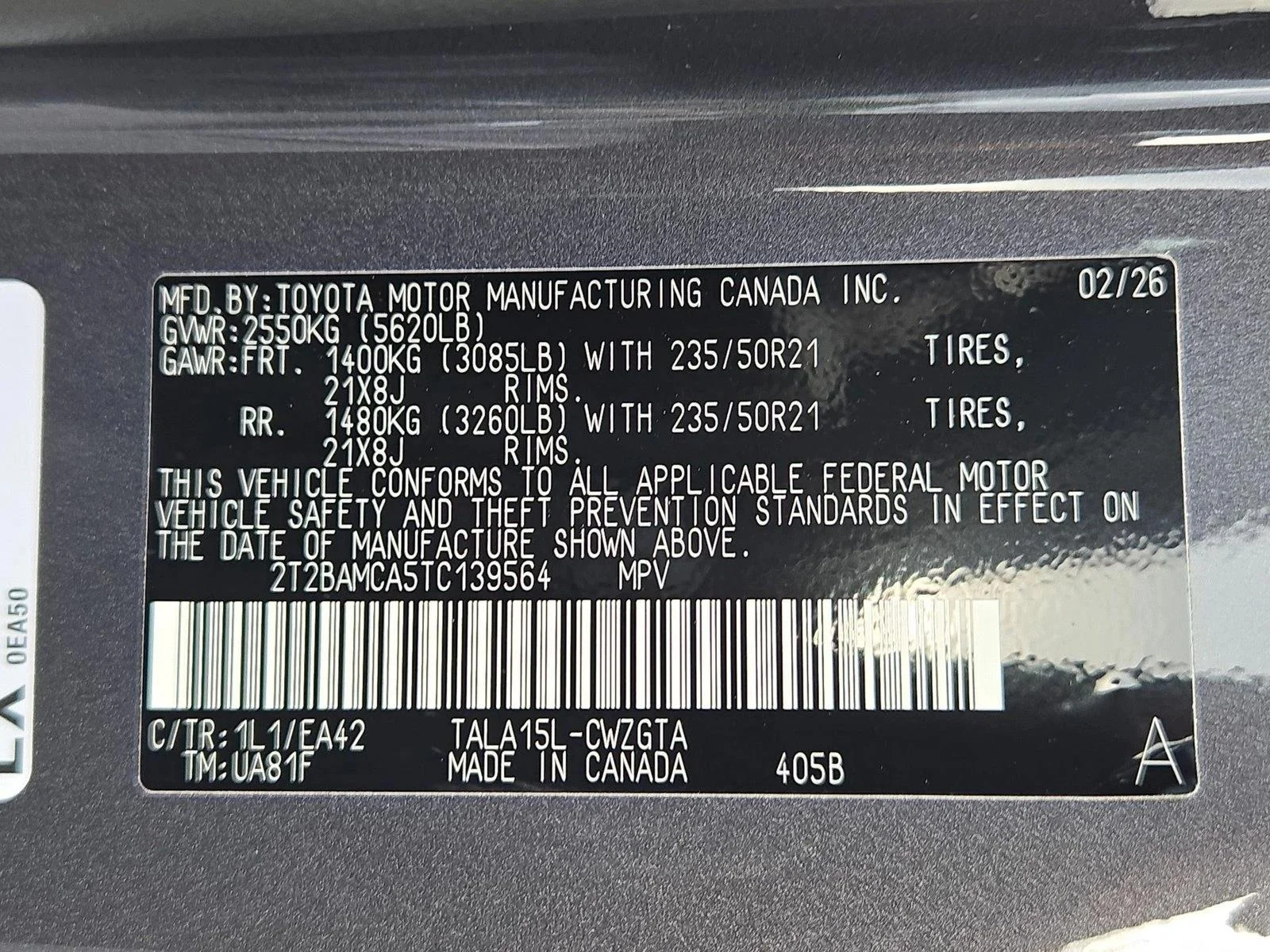 Certified Used 2026 Cloudburst Gray Lexus RX 350 Premium image 26