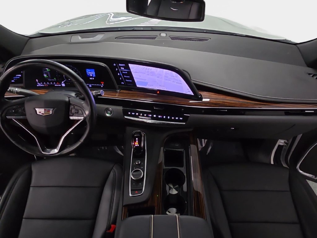 Used 2023 Crystal White Tricoat Cadillac Luxury image 12