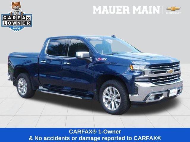 Used 2022 Northsky Blue Metallic Chevrolet LTZ image 1