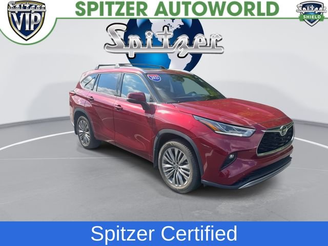 Used 2021 Red Toyota Platinum image 2