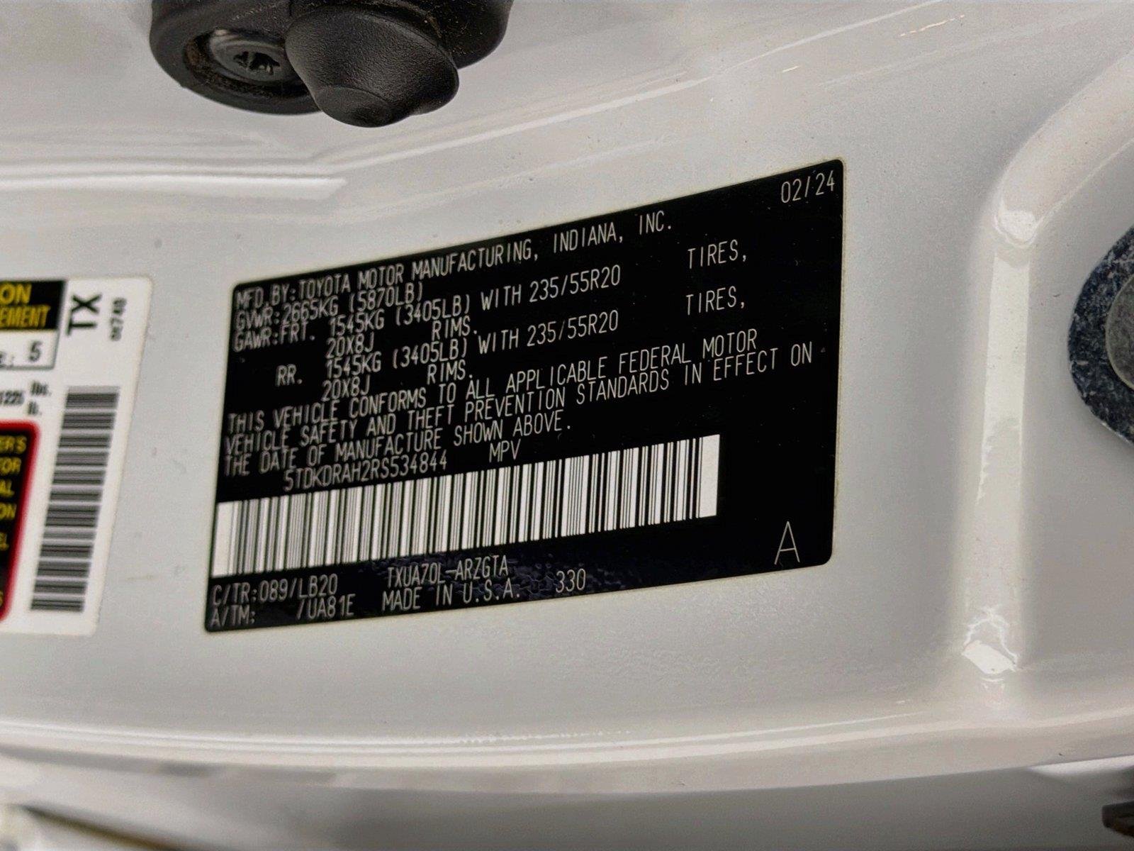 Used 2024 Wind Chill Pearl Toyota Limited image 33