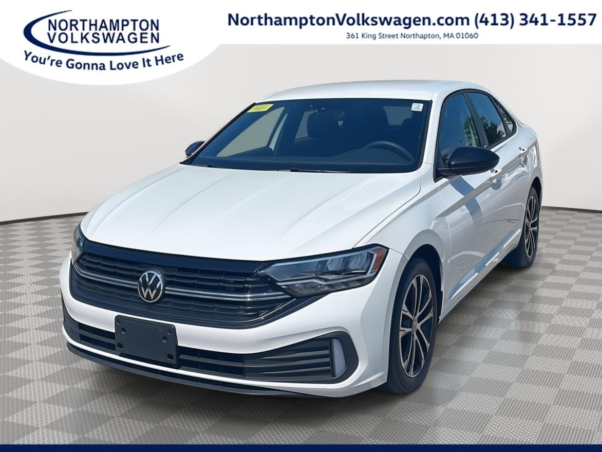 Used 2023 Pure White Volkswagen Sport image 1