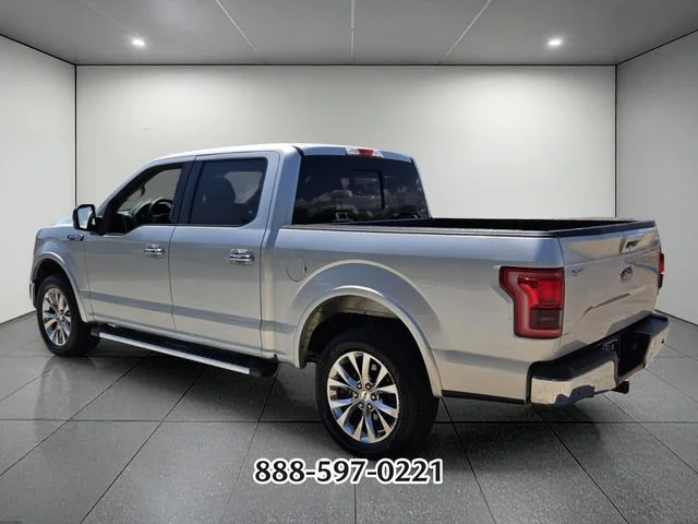 Used 2017 Ingot Silver FORD LARIAT image 3
