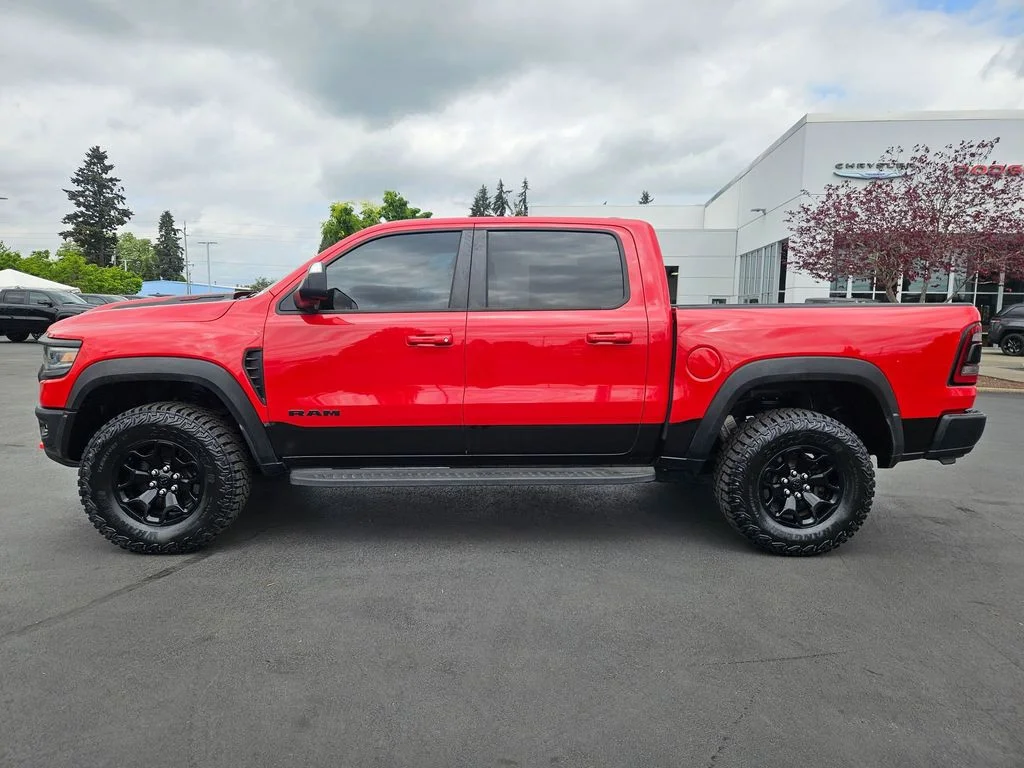Used 2021 Flame Red Clearcoat Ram TRX image 3