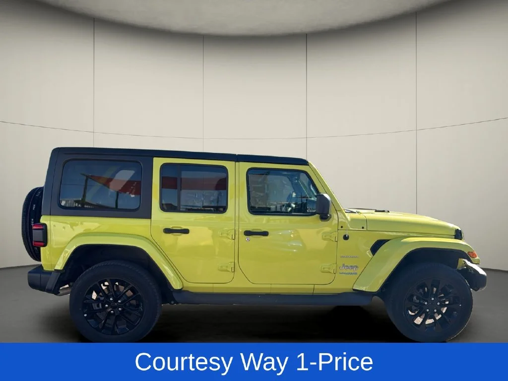 Used 2022 Yellow Jeep Unlimited Sahara 4xe image 11
