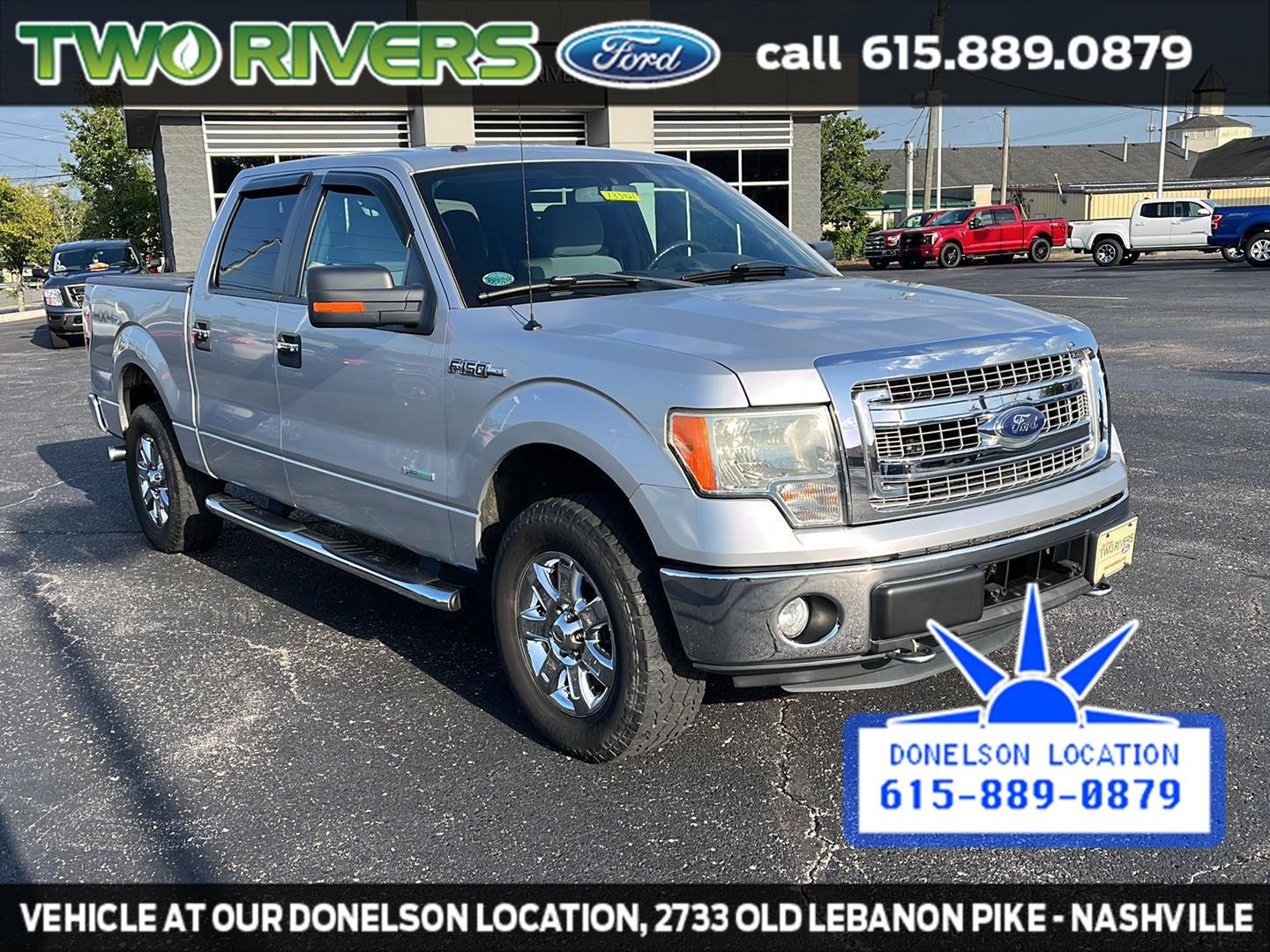 Used 2014 Ingot Silver Metallic Ford XLT image 2