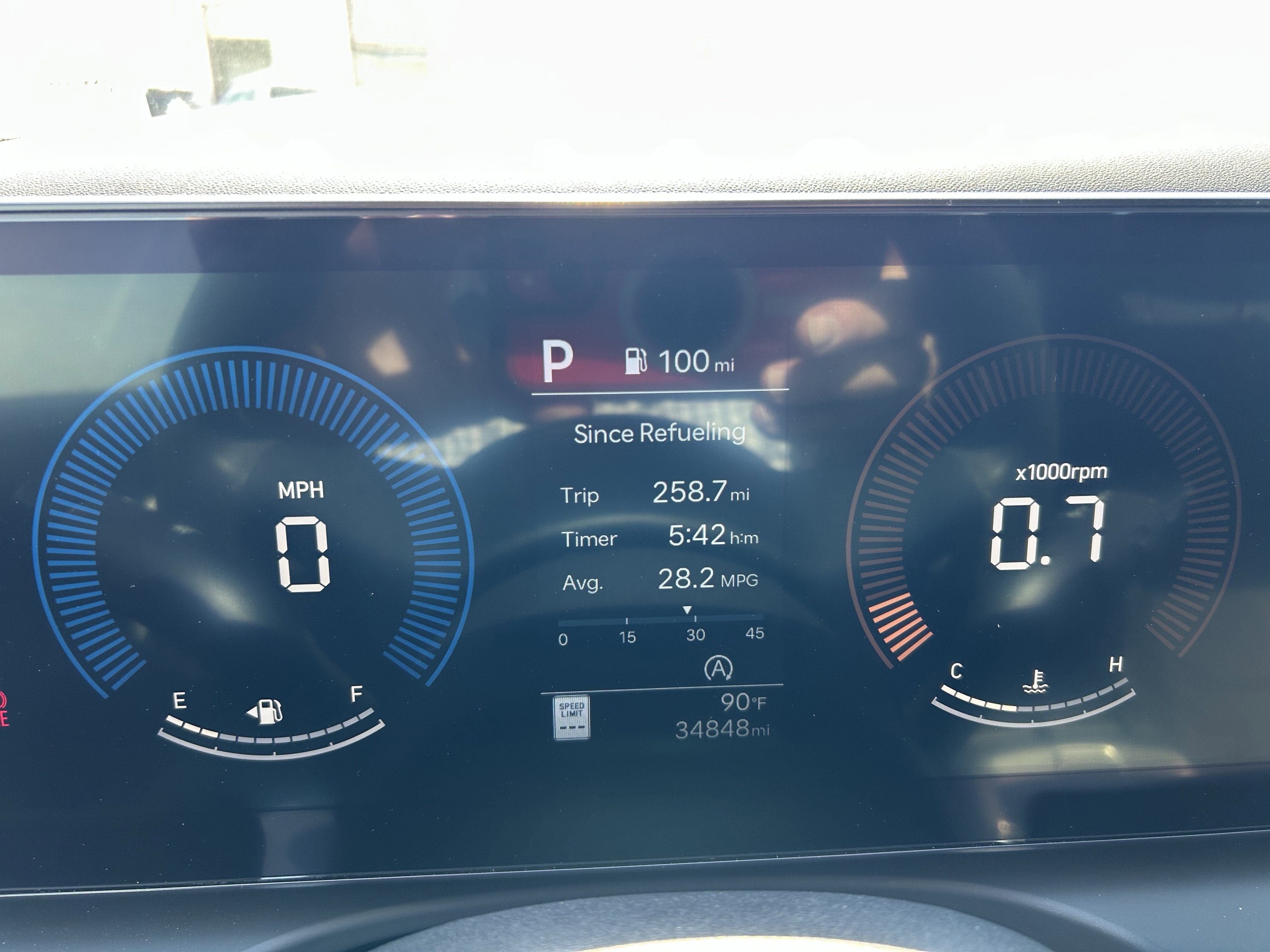 Used 2025 Ultimate Red Hyundai SEL image 13