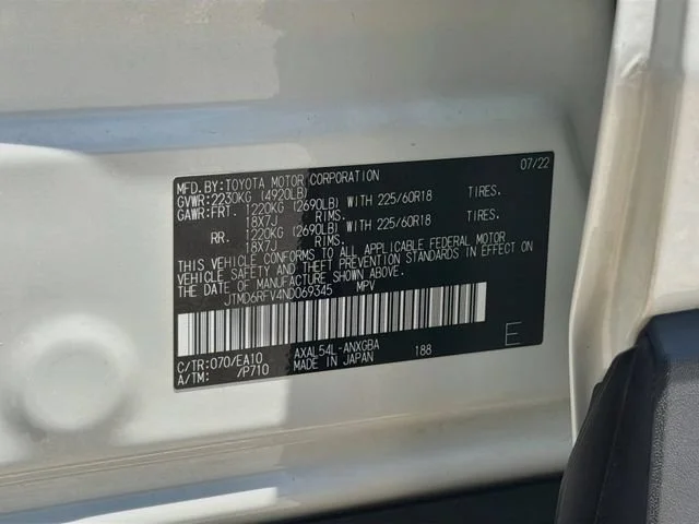 Used 2022 Blizzard Pearl Toyota Hybrid Limited image 43