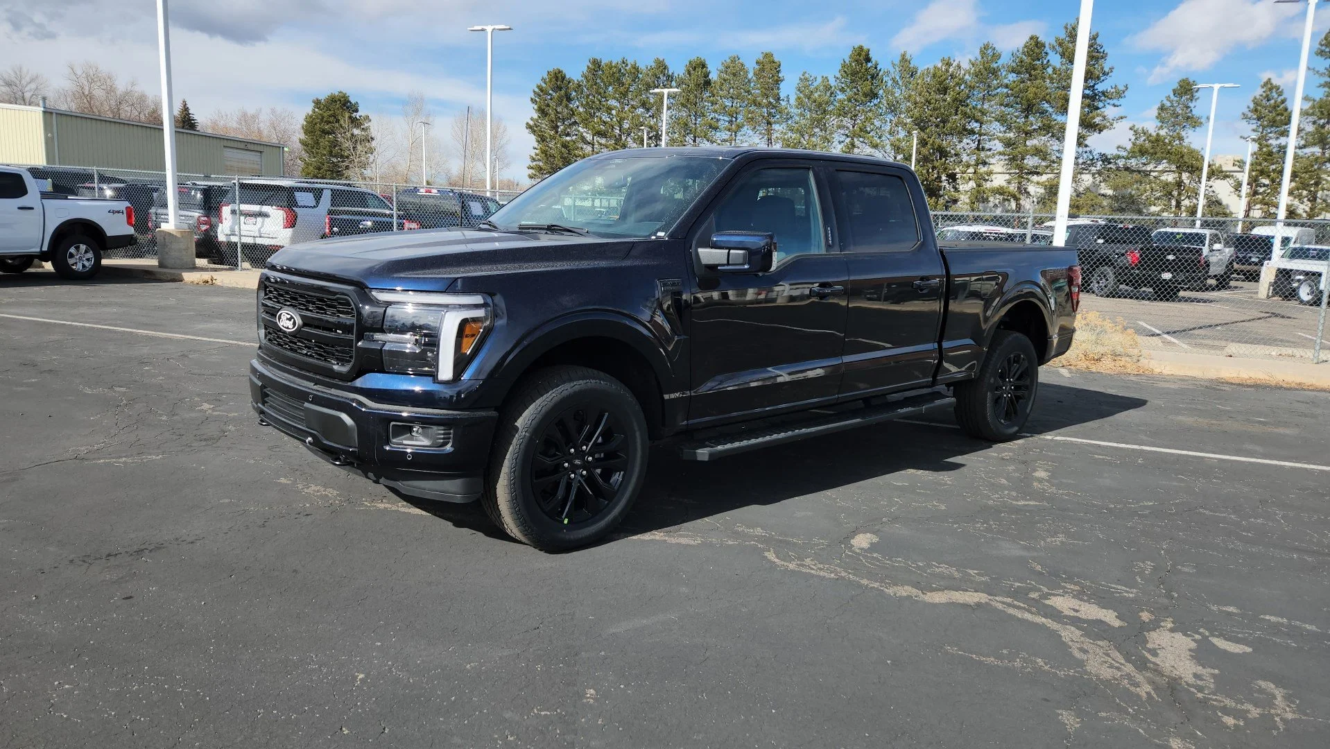 New 2026 Antimatter Blue Metallic Ford LARIAT image 3