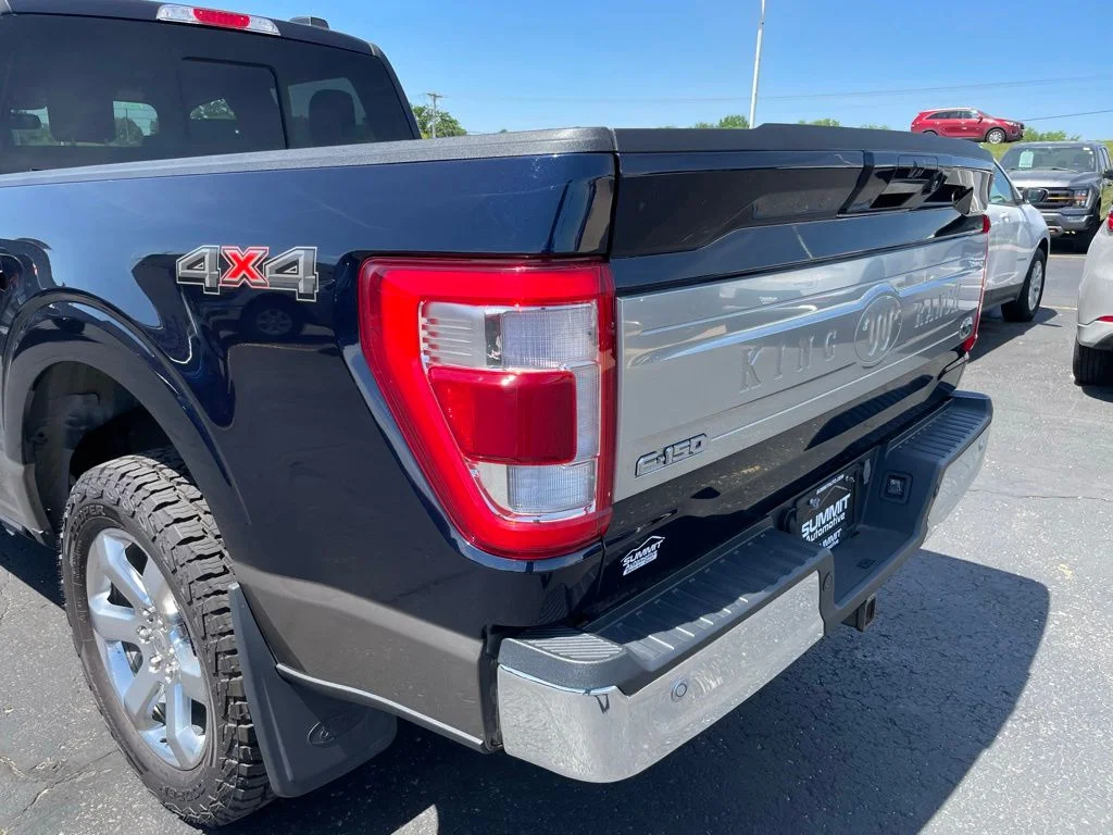 Used 2023 Antimatter Blue Metallic Ford King Ranch image 43