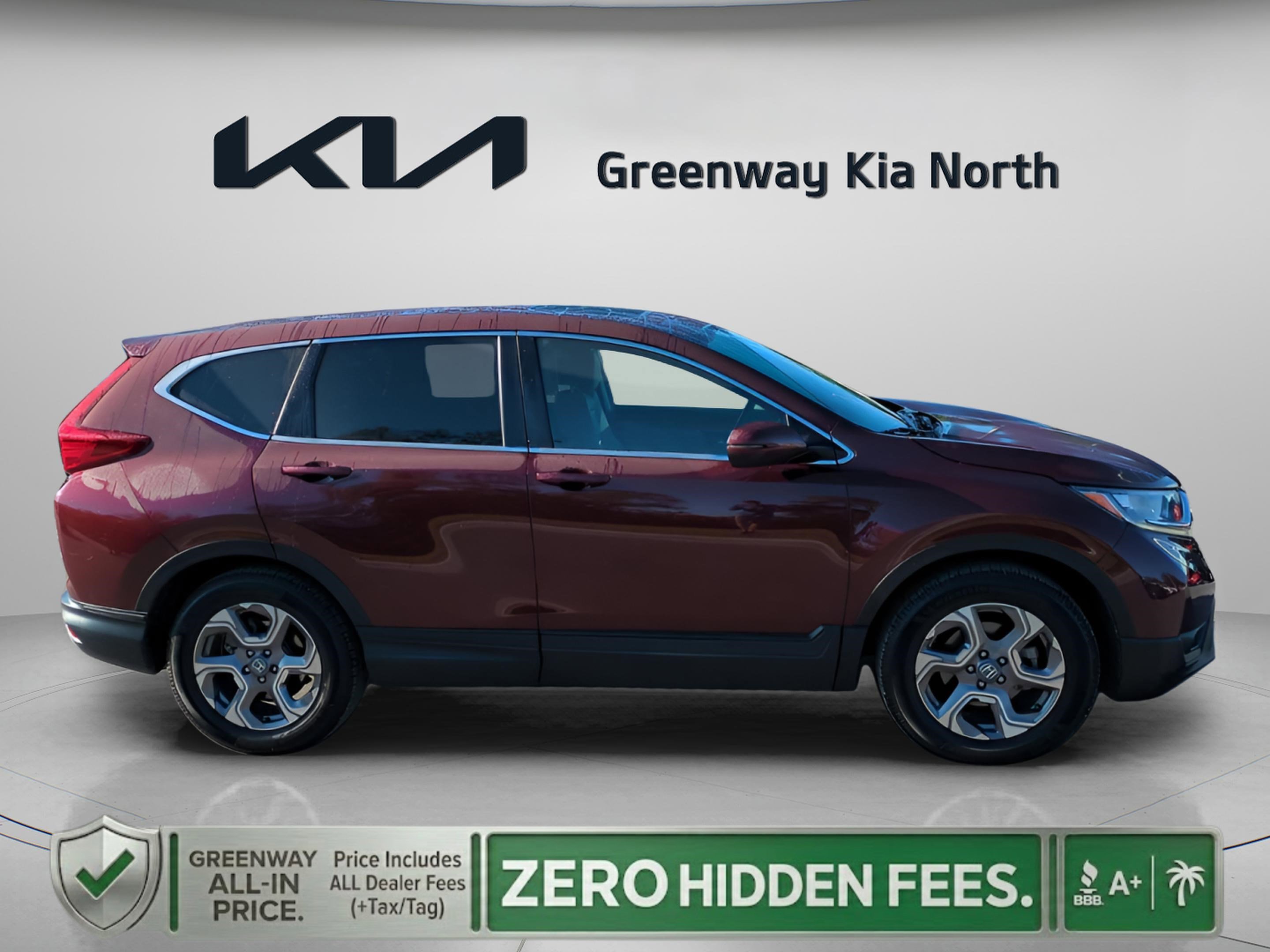 Used 2017 Basque Red Pearl II Honda EX-L image 9