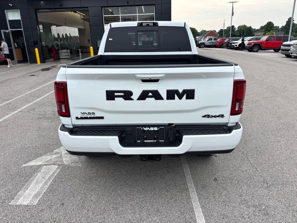 New 2026 Bright White Clear-Coat Exterior Paint RAM Laramie image 4