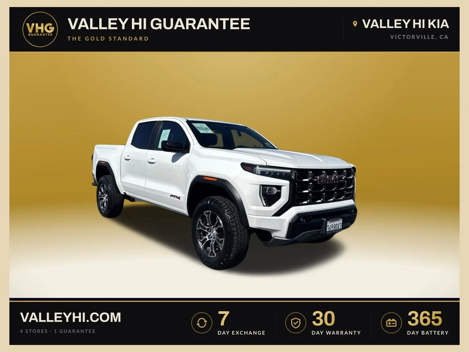 Used 2023 Summit White GMC AT4 image 1