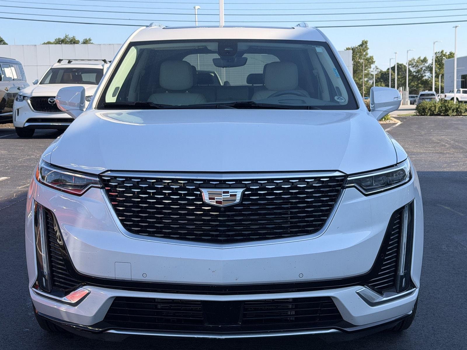 Used 2023 Crystal White Tricoat Cadillac FWD Premium Luxury image 9