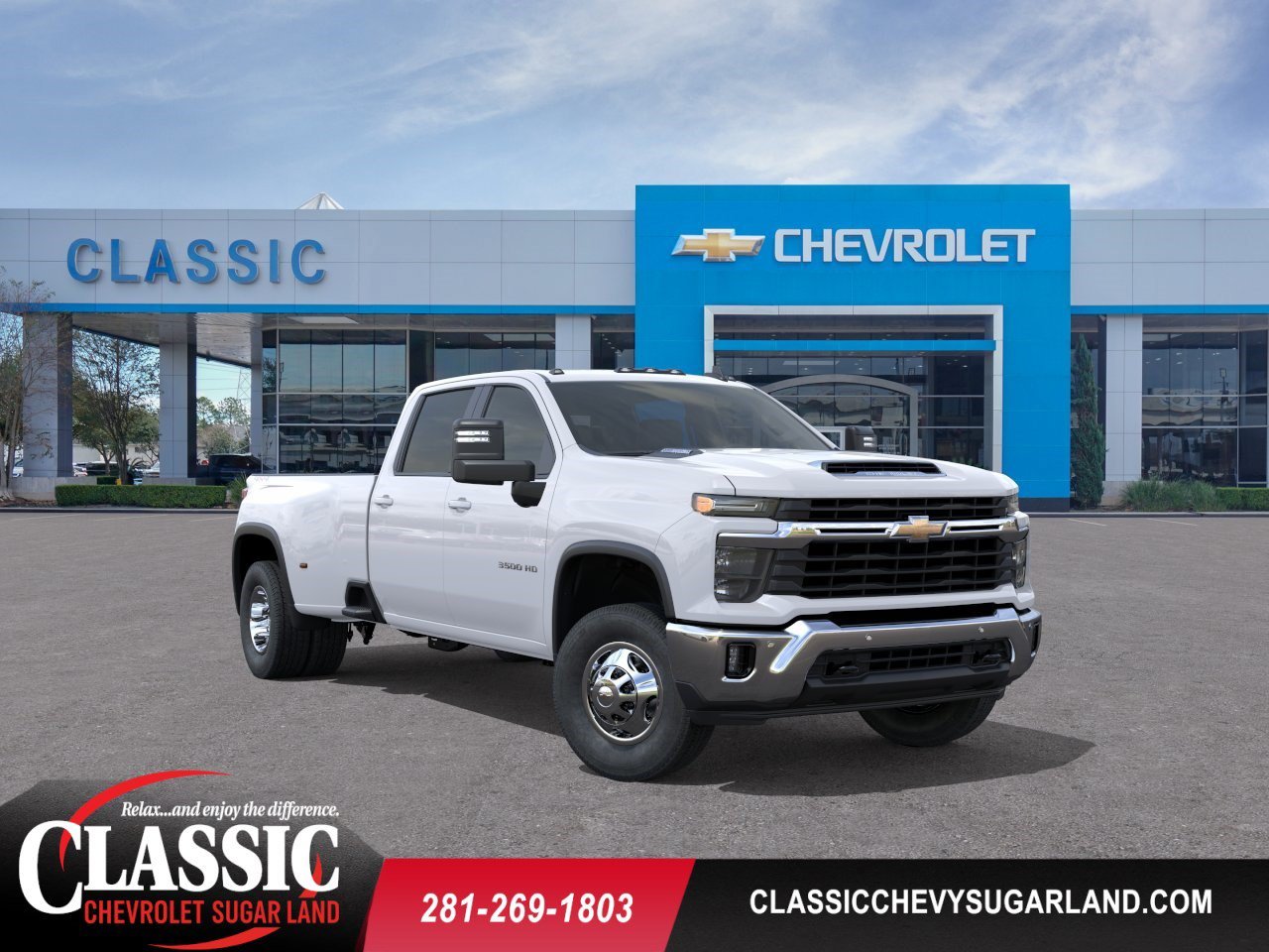 2026 Chevrolet Silverado 3500 HD LT DRW White at Classic Elite Chevrolet Hwy 6
