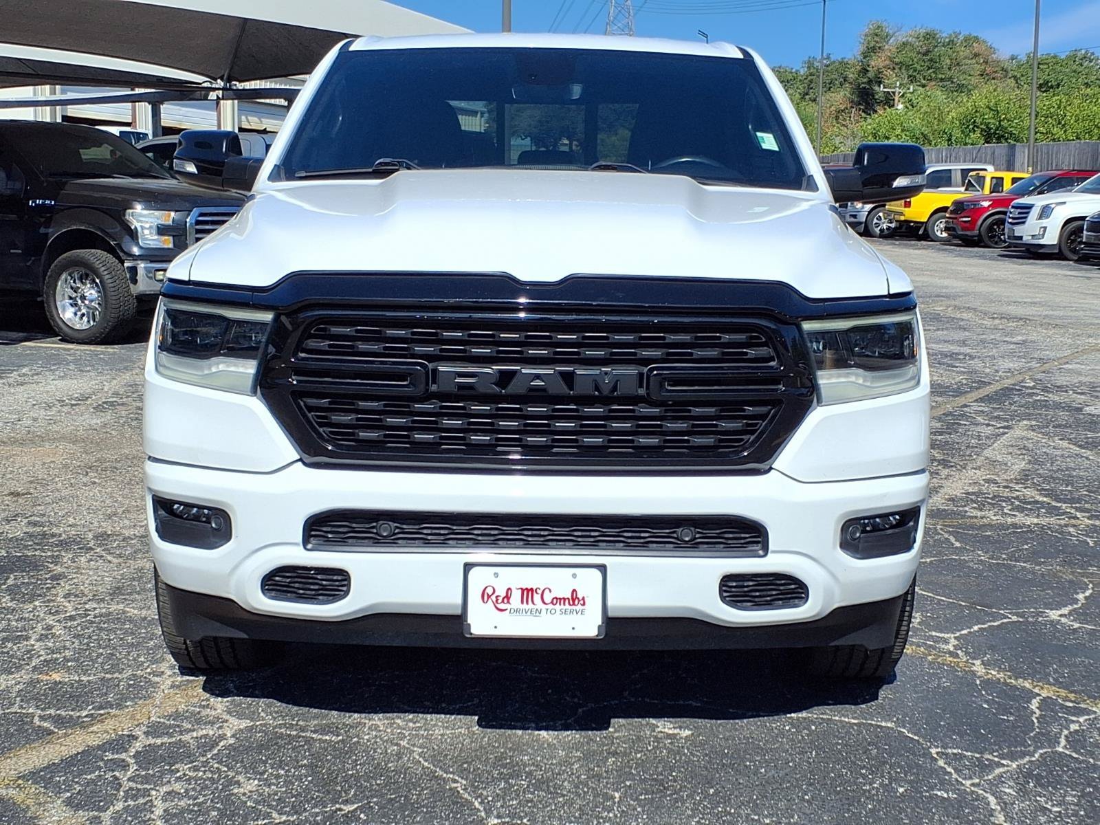Used 2022 Bright White Clearcoat Ram Big Horn image 2