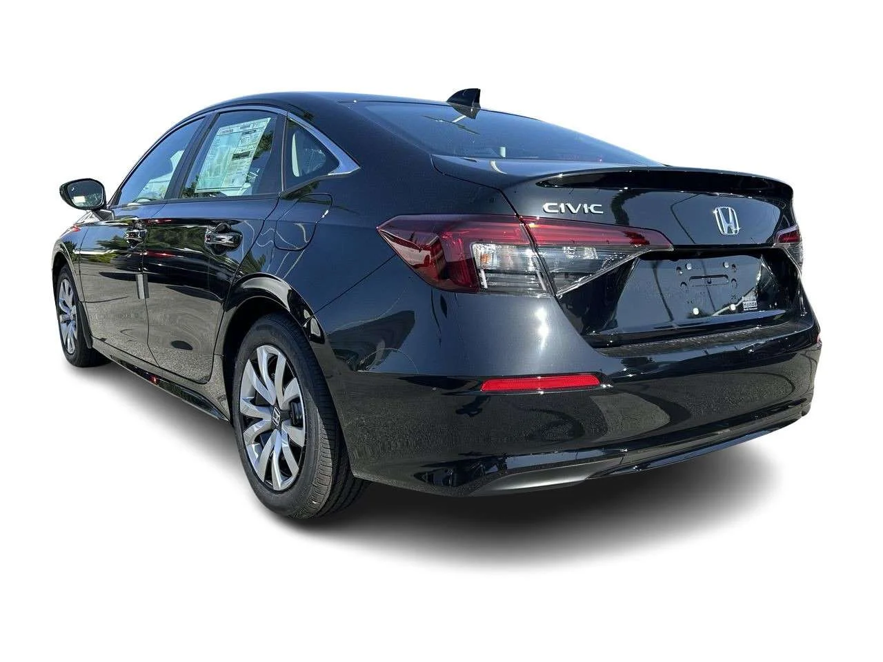 Used 2025 Crystal Black Pearl Honda LX CVT Sedan Certified Pre-Owned   No Accident   O image 10