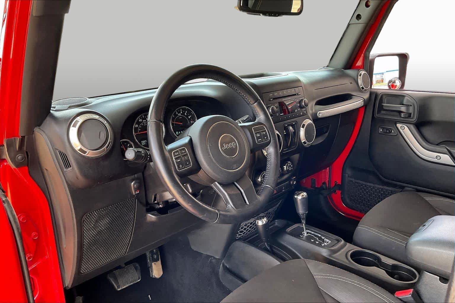 Used 2018 Firecracker Red Clearcoat Jeep Sahara image 16