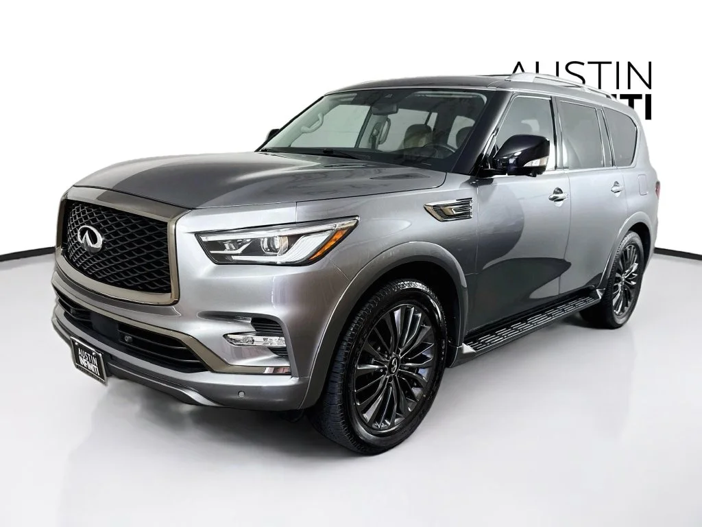 Certified Used 2021 Gray INFINITI Premium Select image 3