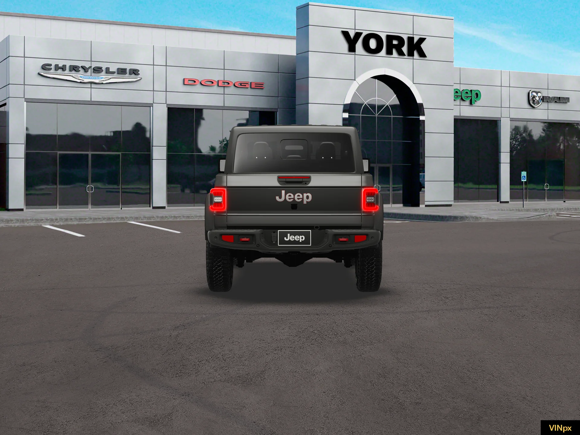 New 2026 Granite Crystal Metallic Clear-Coat Exterior Paint Jeep Rubicon X image 6
