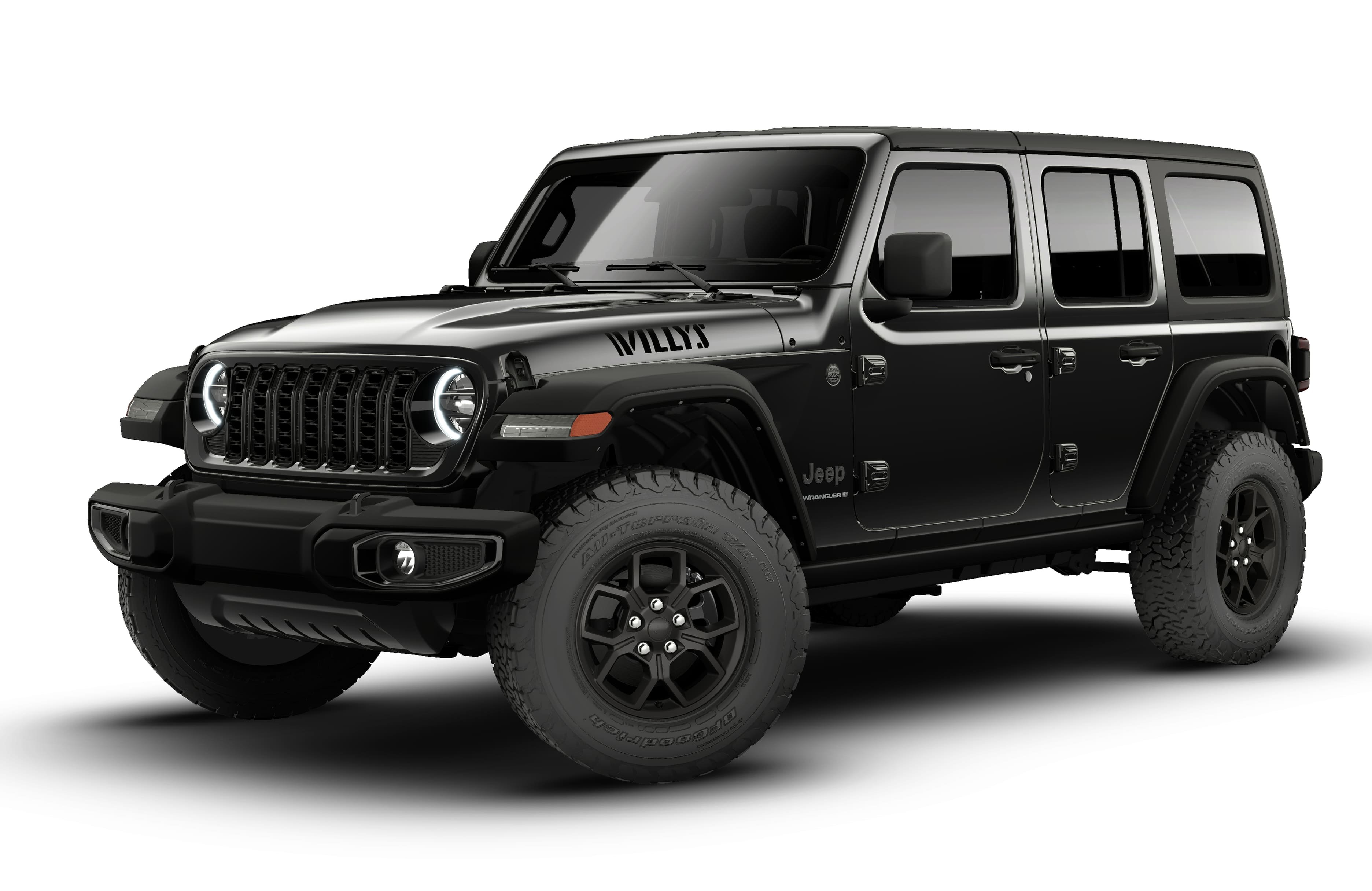 New 2026 Black Clear-Coat Exterior Paint Jeep Willys image 27