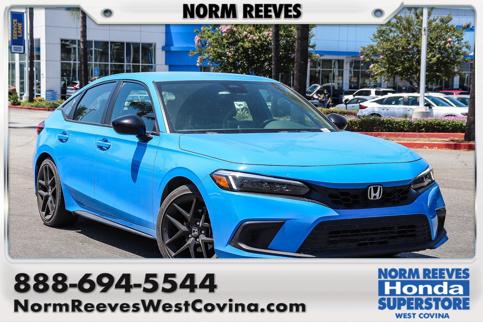 Certified Used 2024 Boost Blue Pearl Honda Sport image 1