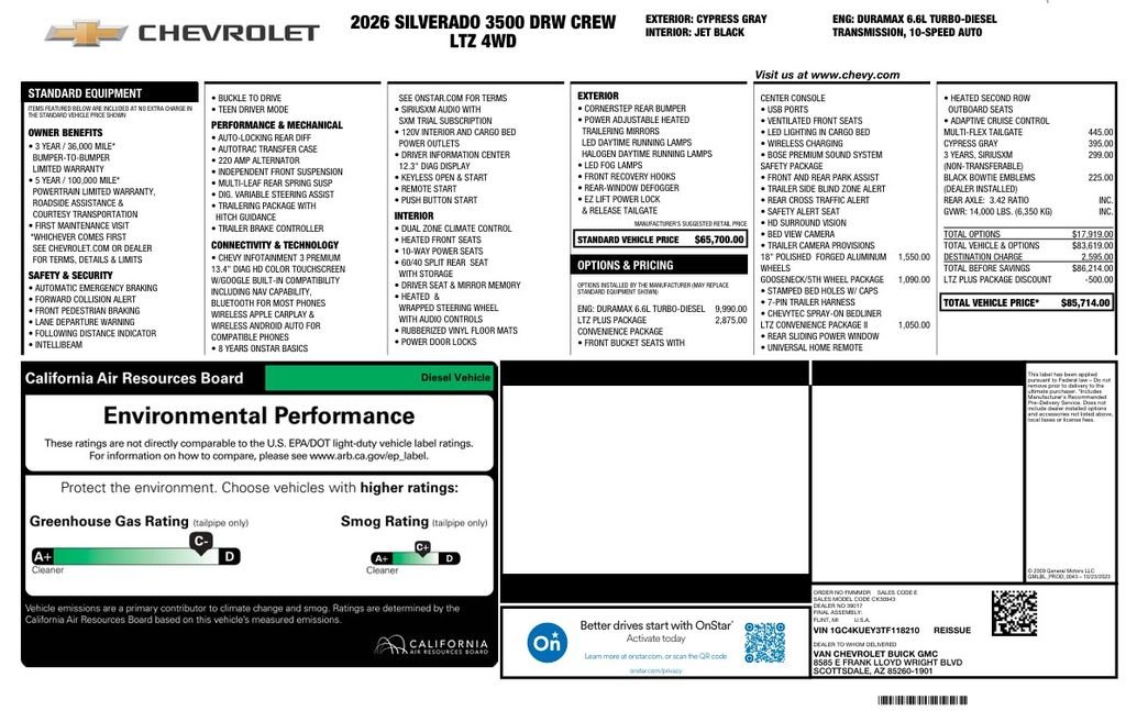 Certified Used 2026 Gray Chevrolet LTZ image 5